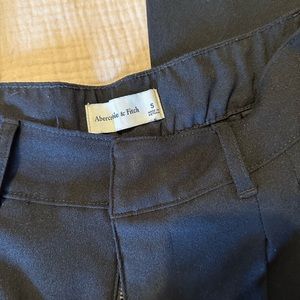 Abercrombie & Fitch wide leg black trouser.